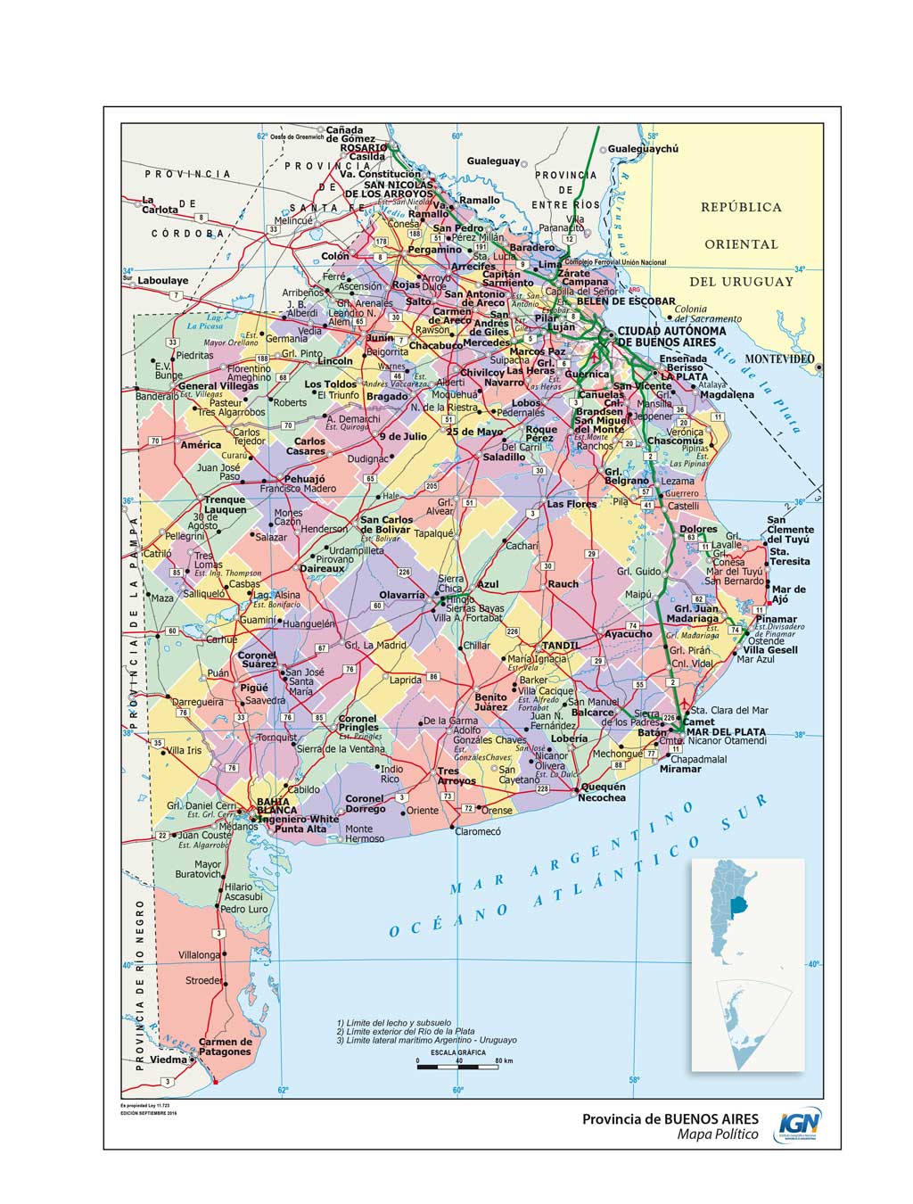 Mapas de la Provincia de Buenos Aires