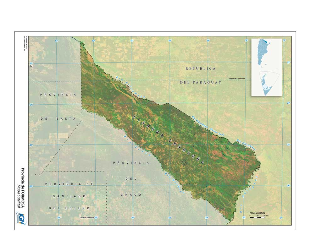 Mapas de la Provincia de Formosa