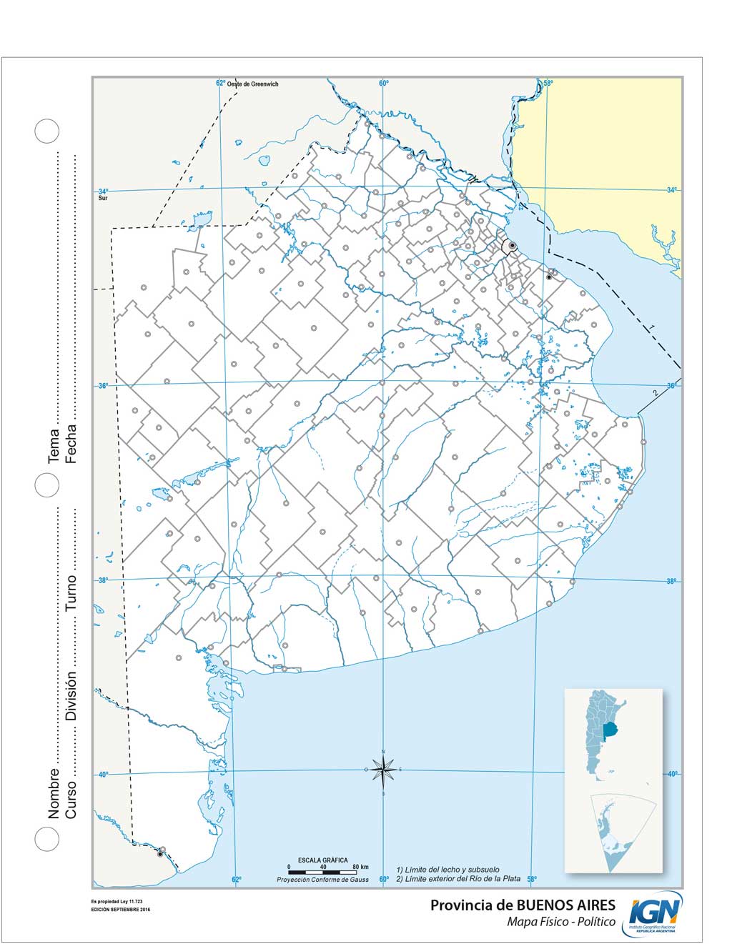 Mapas de la Provincia de Buenos Aires