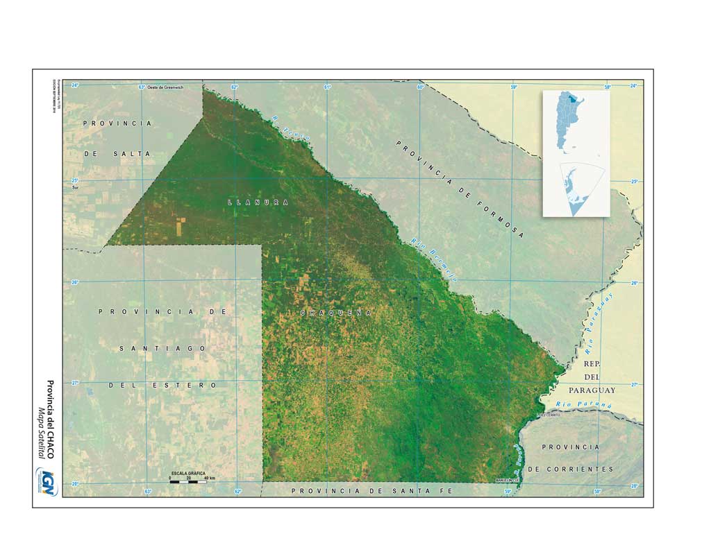Mapas de la Provincia del Chaco