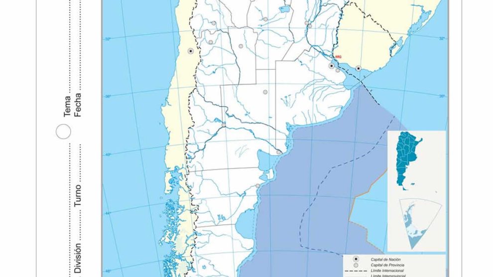 Mapas de la República Argentina