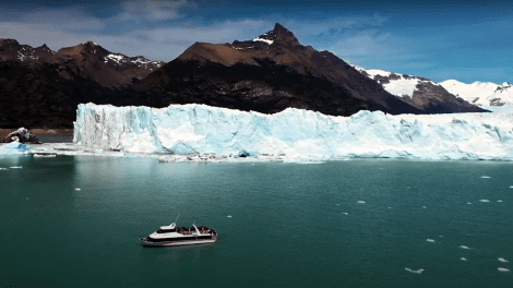 Glaciar Perito Moreno desde un Drone