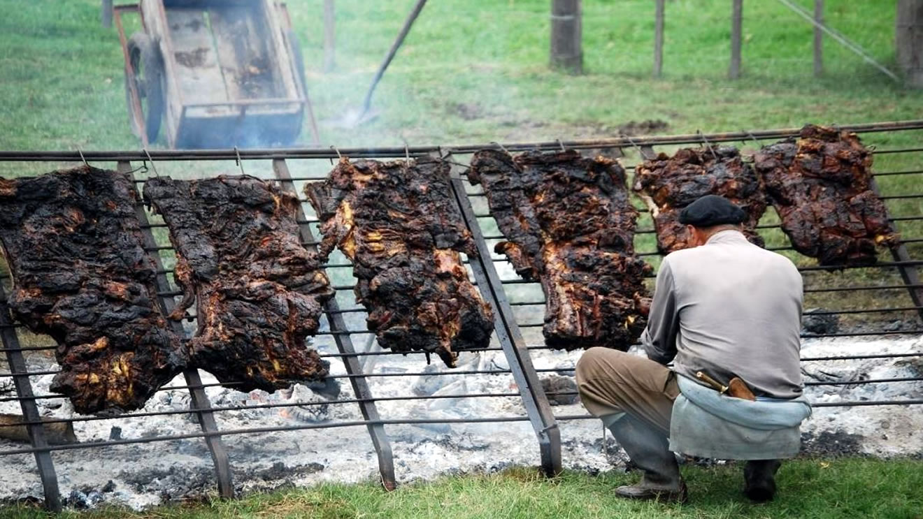 Asado con Cuero